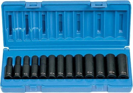 Grey Pneumatic 1213MD 3/8" Impact Socket Set 1 Grey Pneumatic 1213MD 3/8" Impact Socket Set