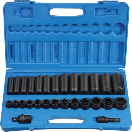 Grey Pneumatic 1328RD 1/2" Impact Socket Set 1 Grey Pneumatic 1328RD 1/2" Impact Socket Set