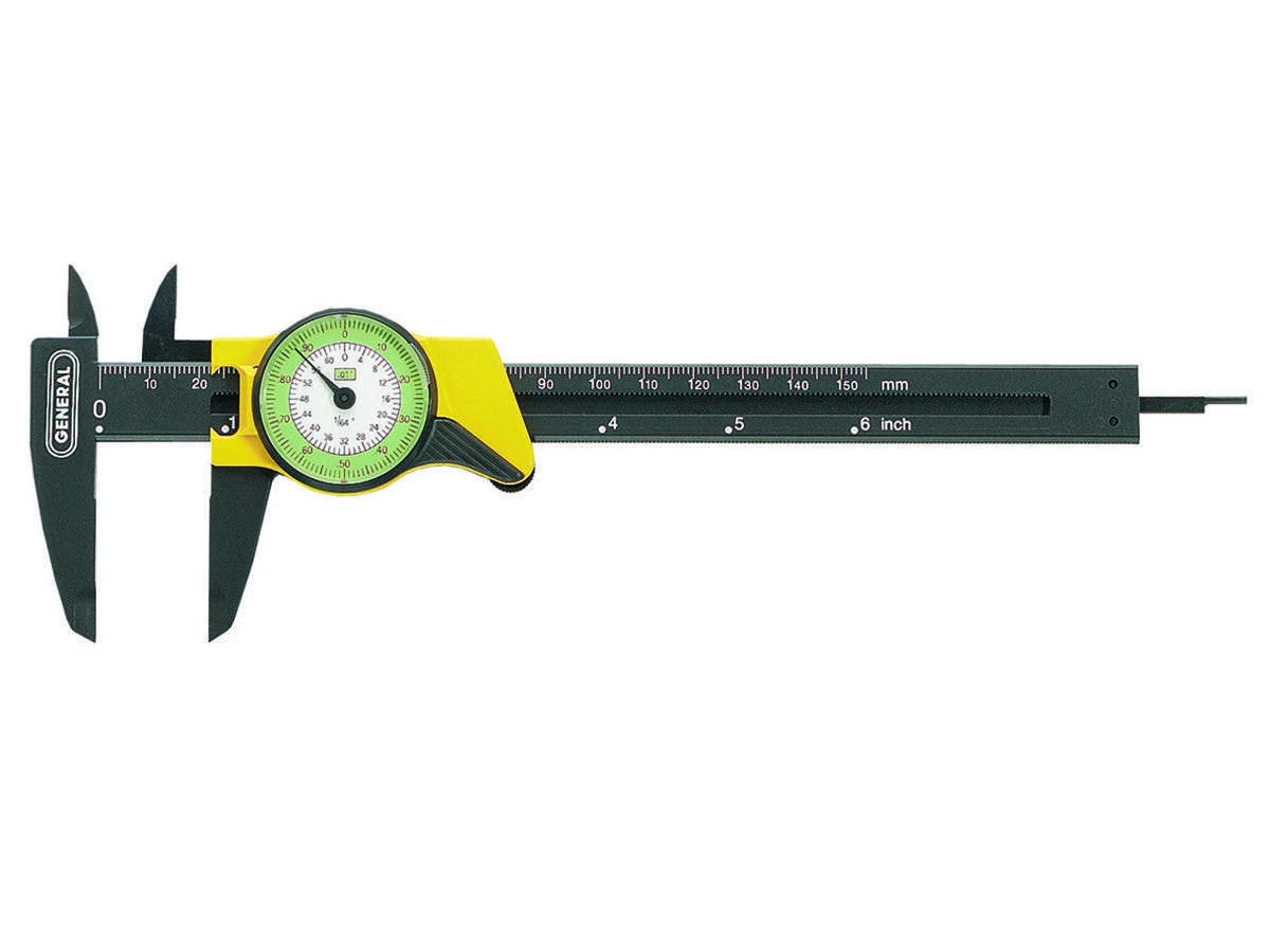 General 142 Plastic, Direct Reading Inch Dial Caliper 1 General 142 Plastic, Direct Reading Inch Dial Caliper