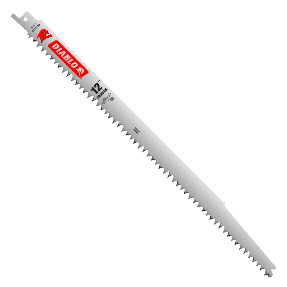 Diablo 12" Fleam Ground Reciprocating Saw Blades For Clean Wood & Pruning 1 Diablo 12" Fleam Ground Reciprocating Saw Blades For Clean Wood & Pruning