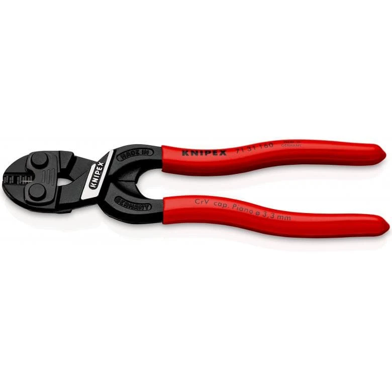 Knipex 7131160 CoBolt S 6-1/4" Compact Bolt Cutter 1 Knipex 7131160 CoBolt S 6-1/4" Compact Bolt Cutter