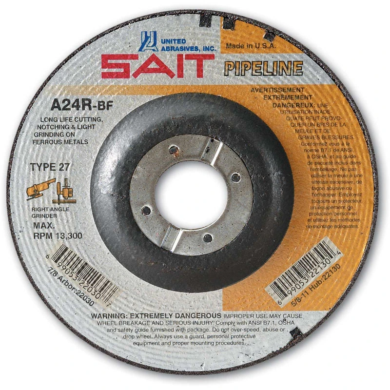 United Abrasives - Sait 22030 4-1/2" X 1/8" General Purpose Cutting Wheel 1 United Abrasives - Sait 22030 4-1/2" X 1/8" General Purpose Cutting Wheel