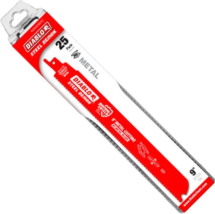 Diablo 9" Bi-Metal Reciprocating Saw Blades For Thin Metal 1 Diablo 9" Bi-Metal Reciprocating Saw Blades For Thin Metal
