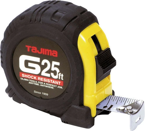 Tajima G25BW 25' G-Series Tape Measure 1 Tajima G25BW 25' G-Series Tape Measure