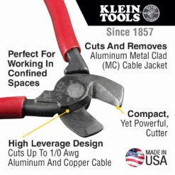 Klein 63215 High-Leverage Compact Cable Cutter -Home Tools Store image 535bbd88 ffb3 43fa aec6 35878a05e070