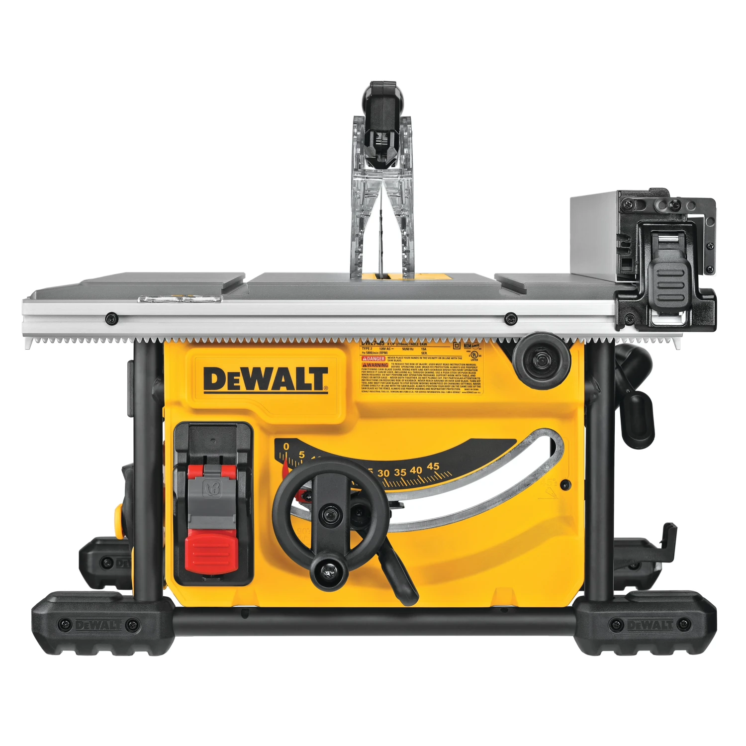DeWalt DWE7485 8-1/4" Compact Jobsite Table Saw 1 DeWalt DWE7485 8-1/4" Compact Jobsite Table Saw