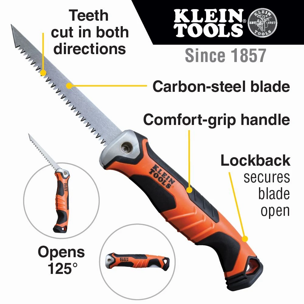 Klein 31737 Folding Jab Saw 3 Klein 31737 Folding Jab Saw - Image 3