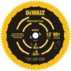 DeWalt DW3232PT 12" 80 Tooth Fine Crosscutting Saw Blade
