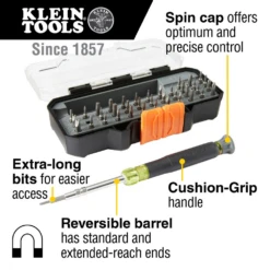 Klein 32717 All-in-1 Multi-Bit Precision Screwdriver Set -Home Tools Store image a4e1bd0c 32f8 45f3 91eb 2db4b7b60ee5