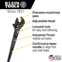 Klein 3239 16" Adjustable Wrench -Home Tools Store image bcc8cfa4 2931 4ee3 a84a 3893f2a74241