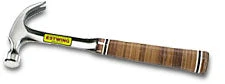 Estwing E-16C 16 Oz Leather-Grip Curved Claw Hammer